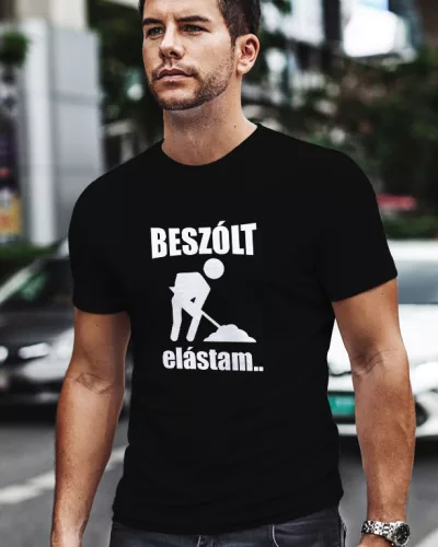 Vicces_pólók_Beszólt_elástam_póló_