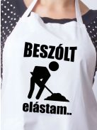 Vicces ajándék_Beszólt elástam kötény