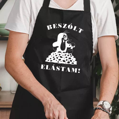 Vicces_kötény_Beszólt_elástam_kisvakond_