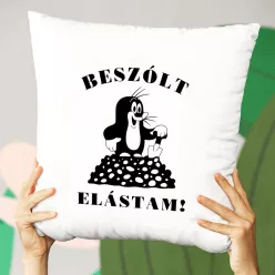 Vicces_párna_Beszólt_elástam_kisvakond_