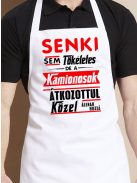 Kamionos ajándék_Senki sem tökéletes kötény