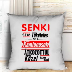 Kamionos_ajándék_Senki_sem_tökéletes_párna_