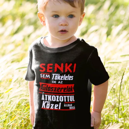 Gyerek_póló_autószerelőknek_Senki_sem_tökéletes