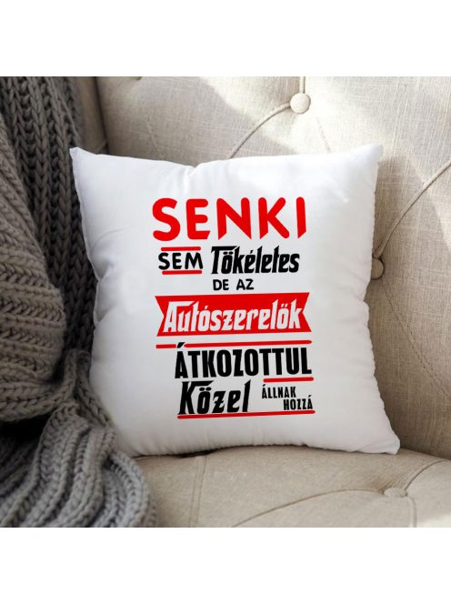 Autószerelős párna_Senki sem tökéletes_