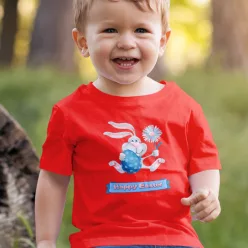 Húsvéti_nyuszis_gyerek_póló_Happy_Easter_