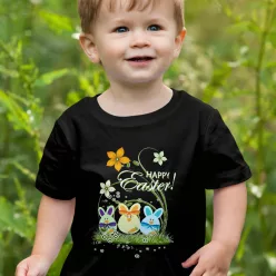 Happy_Easter_Húsvéti_tojásos_gyerek_póló_