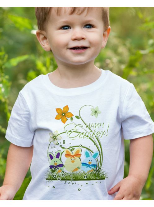 Gyerek póló húsvétra - Happy Easter