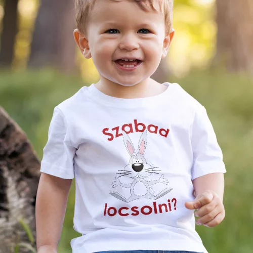 Húsvéti_ajándék_Szabad_locsolni_gyerek_póló_