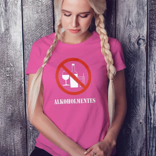 Humoros_ajándék_Alkoholmentes_női_póló_