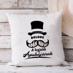 Párna_apák_napjára_A_legjobb_apukának_