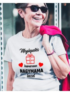 Női póló leendő nagyiknak_Nagymama leszel