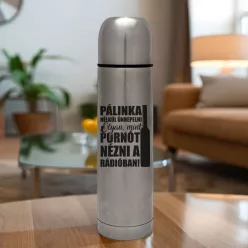 Vicces_pálinkás_termosz_Ünnep_pálinka_nélkül_