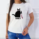 Vicces_macskás_női_póló_What?_