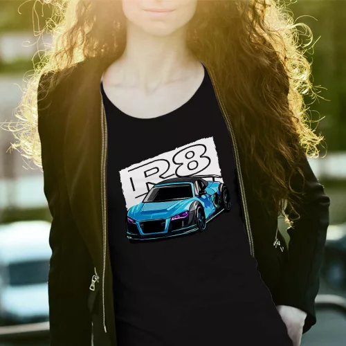 Audi_ajándékok_Audi_R8_női_póló_