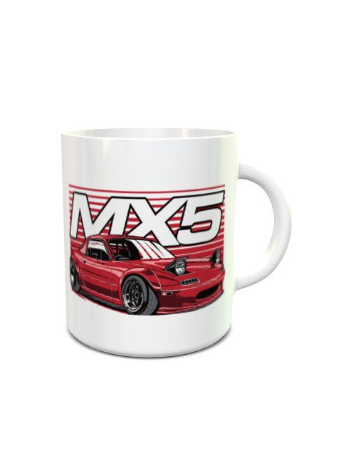 Mazdás ajándékok_Mazda MX5 bögre 