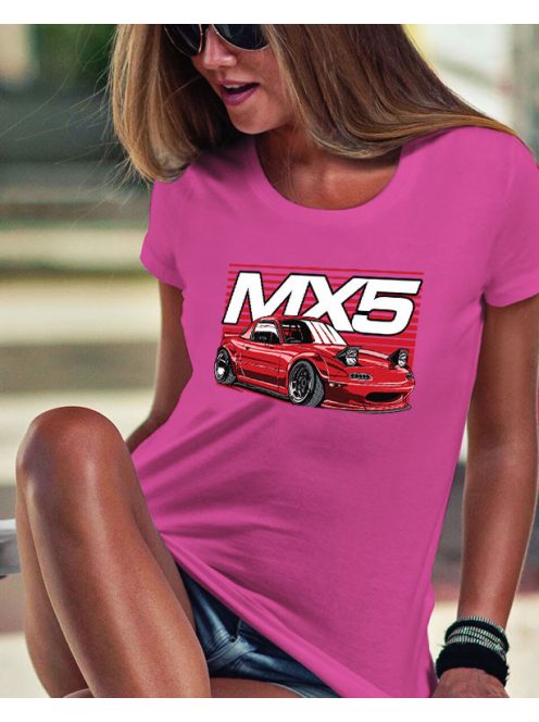 Mazdás ajándékok_Mazda MX5 női póló_