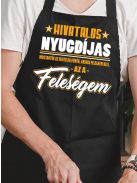 Vicces nyugdíjas kötény_Feleségem a főnök