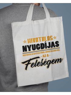 Vicces nyugdíjas táska_Feleségem a főnök