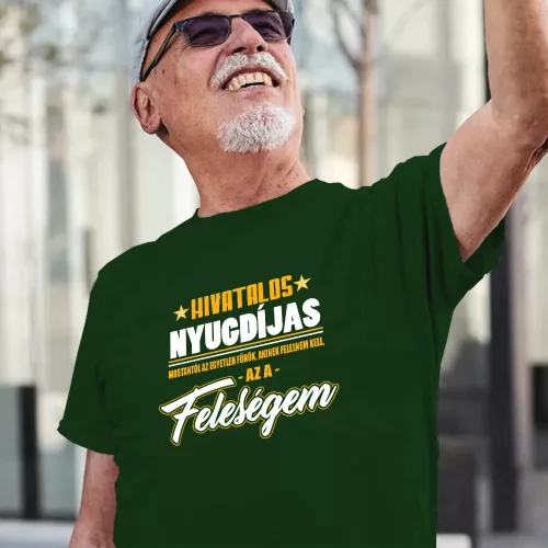 Vicces_nyugdíjas_póló_Feleségem_a_főnök_