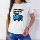 Vicces_IFA_női_póló_Forgalmi_akadály_