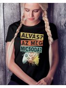 Női póló gamereknek_Alvás az micsoda_