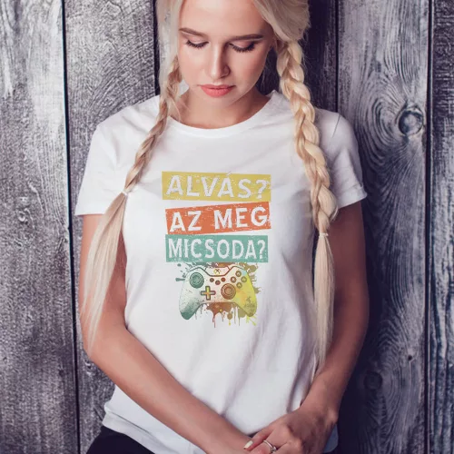 Női_póló_gamereknek_Alvás_az_micsoda_