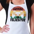 Szülinapi_gamer_kötény_Szint_teljesítve_