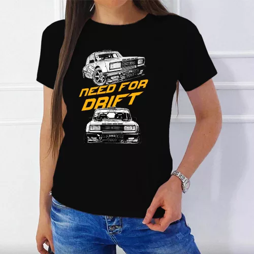 Lada_Drift_női_póló_Need_for_Drift_