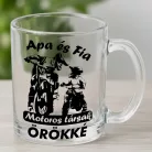 Apa_fia_motoros_társak_Motoros_bögre_