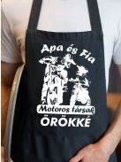 Apa fia motoros társak_Motoros kötény