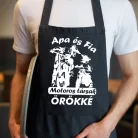 Apa_fia_motoros_társak_Motoros_kötény_