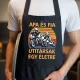Apa_fia_útitársak_kötény_Motoros_ajándék_