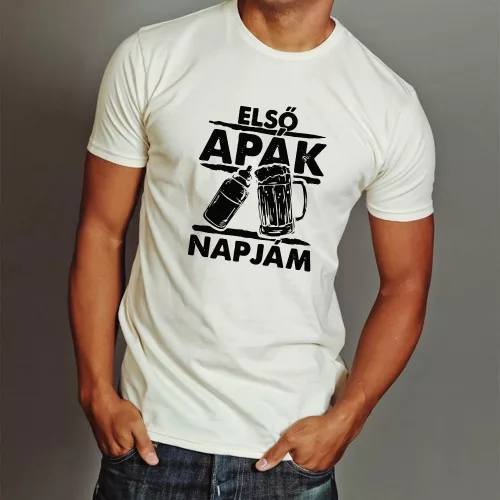Apák_napi_póló_Első_apák_napjám_