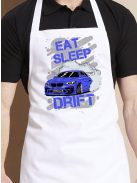 Autós ajándék_Eat Sleep Drift kötény