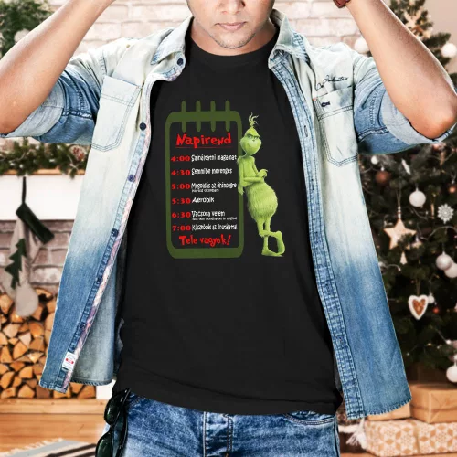 Grincses_póló_Karácsonyi_napirend_