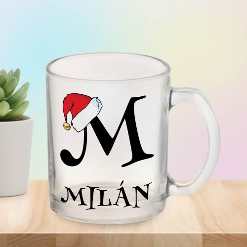 Neves_karácsonyi_ajándék_Mikulás_bögre_