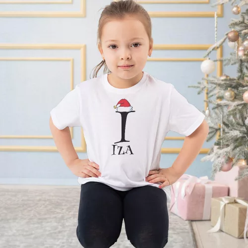 Neves_karácsonyi_ajándék_Mikulás_gyerek_póló