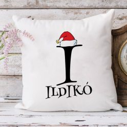 Neves_karácsonyi_ajándék_Mikulás_párna_