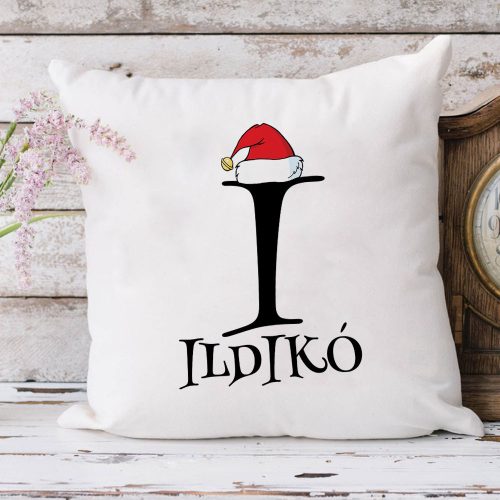 Neves_karácsonyi_ajándék_Mikulás_párna_