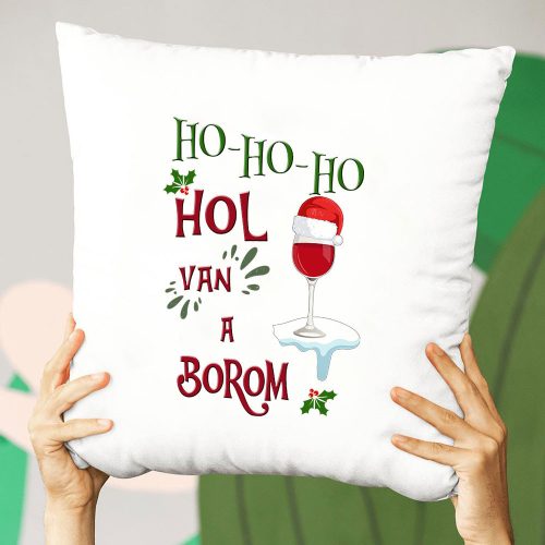 Karácsonyi_párna_Hol_van_a_borom_