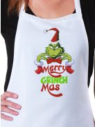 Karácsonyi kötény - Merry Grinchmas