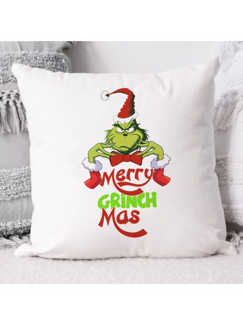 Karácsonyi párna - Merry Grinchmas