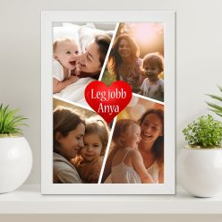 Falikép_kollázs_fotókkal_Legjobb_anya_