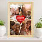 Falikép_kollázs_fotókkal_Legjobb_anya_