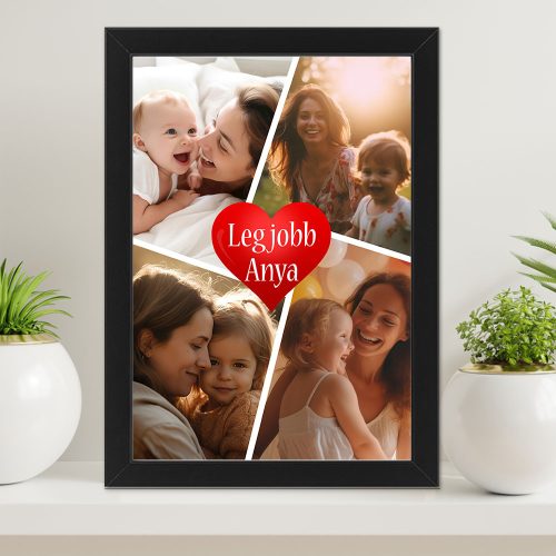 Falikép_kollázs_fotókkal_Legjobb_anya_