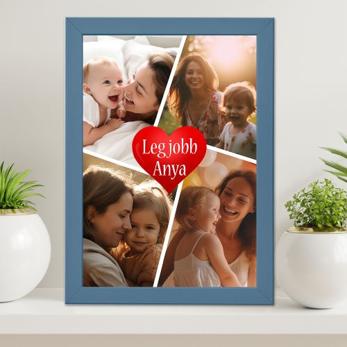 Falikép_kollázs_fotókkal_Legjobb_anya_