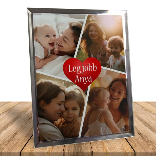 Fotóüveg_kollázs_fotókkal_Legjobb_anya_