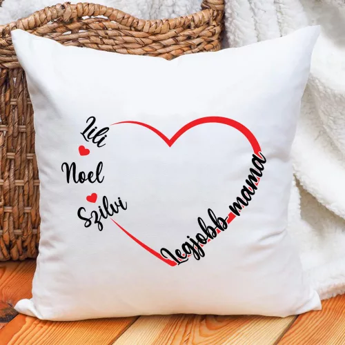 Anyák_napi_ajándék_Párna_unokák_nevével_