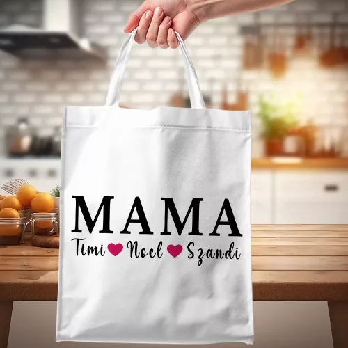 Neves_vászontáska_nagymamáknak_Mama_unokái_