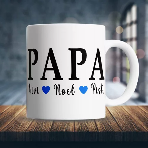 Neves_bögre_nagypapáknak_Papa_unokái_